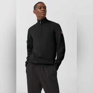 CANADA GOOSE Stormont 1/4 Zip Wool Sweater
